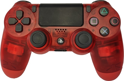 PS4 Official DualShock 4 Red Crystal Controller (V2), B